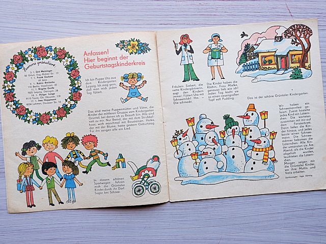 *BUMMI/ Восточная Германия. ребенок журнал / Vintage книга с картинками /bmi/bmi* бумага задний /1974 год 1/.. включая дополнение есть / немецкий язык /DDR*