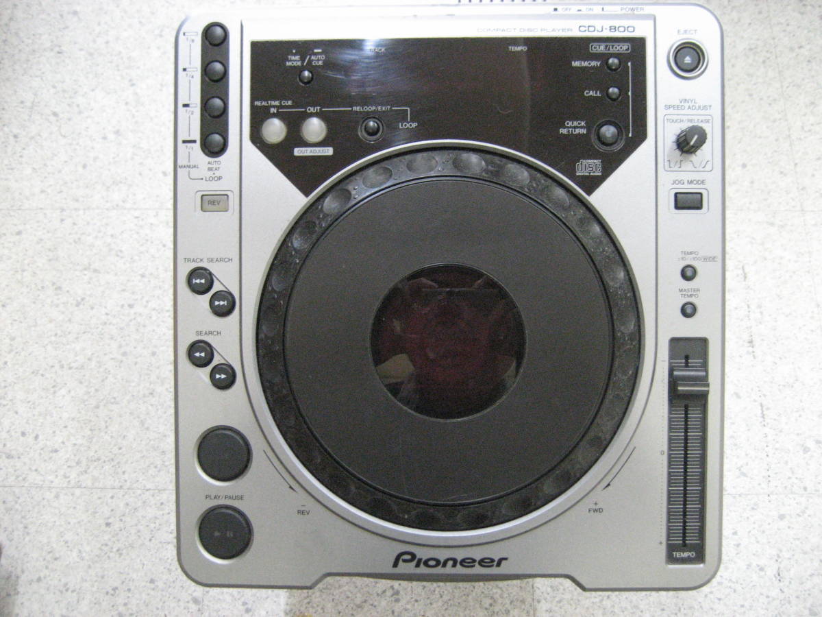 Pioneer Pioneer цифровой проигрыватель CD плеер серебряный CDJ-800 основа ( шт. ) имеется 