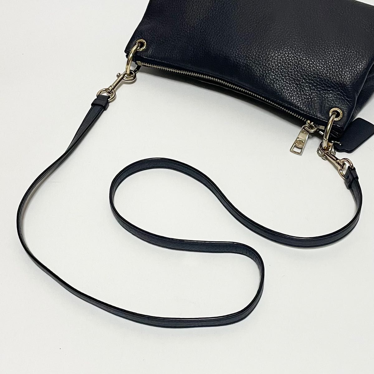 極美品】COACH コーチ ショルダーバッグ 2WAY クラッチバッグ ロゴ
