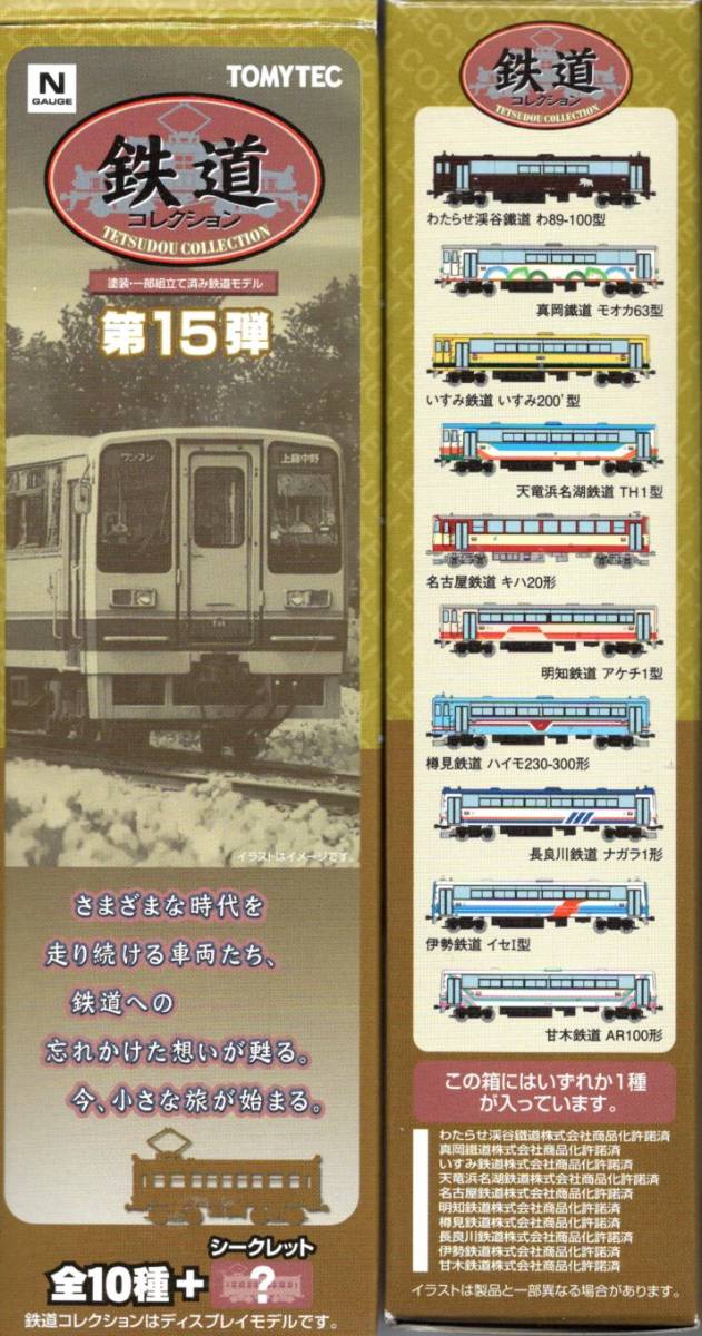 1/150 ジオコレ『 鉄道コレクション 第15弾 325【 長良川鉄道 ナガラ1型 ナガラⅠ 】』トミーテック TOMYTEC 鉄コレ ジオラマコレクション_画像5