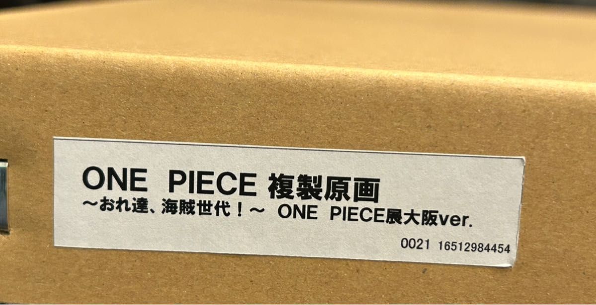 ワンピース複製原画 2013~おれ達、海賊世代!~ ONE PIECE展大阪Ver.