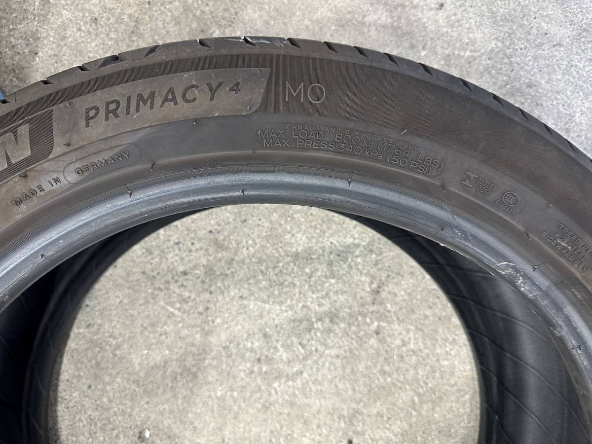 Michelin Primacy 4 245/45r18 中古タイヤ　1本　メルセデス純正品　ミシュラン　プライマシー4 3分山_画像4