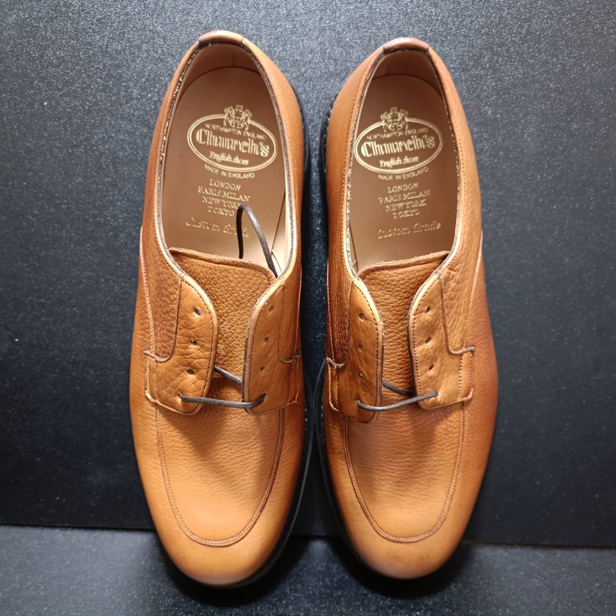 チャーチ(Church's) イギリス製革靴 CANWICK 茶 UK7.5F チャーチ(Church's) イギリス製革靴 CANWICK 茶 UK7.5F