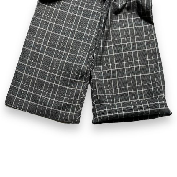 OAKLEY Oacley HYDROLIX cotton polyester check thousand bird .. slacks pants stretch Golf wear bottom 31 gray 