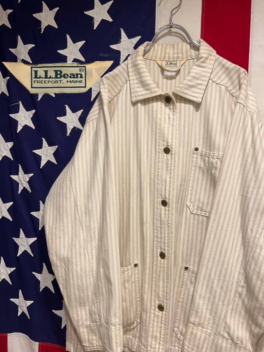 卸売 ☆希少☆L.L.Bean☆エルエルビーン☆80s☆90s☆USA製☆ストライプ