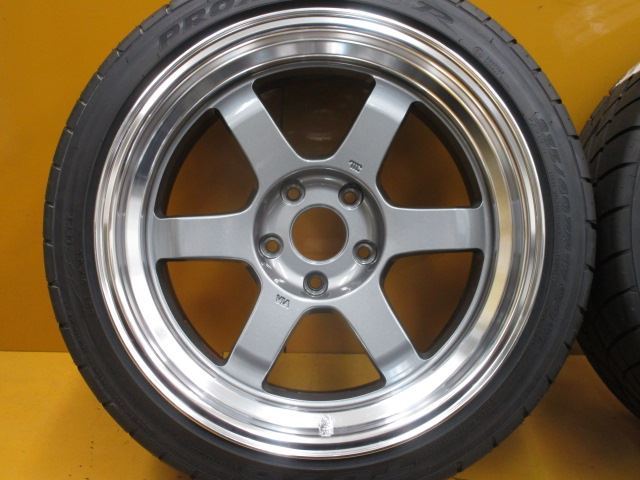 【新品タイヤ 22年製】レイズ ボルクレーシング TE37V 17インチ 9J+20 10J+20 5H114 235/40R17 S2000_画像2