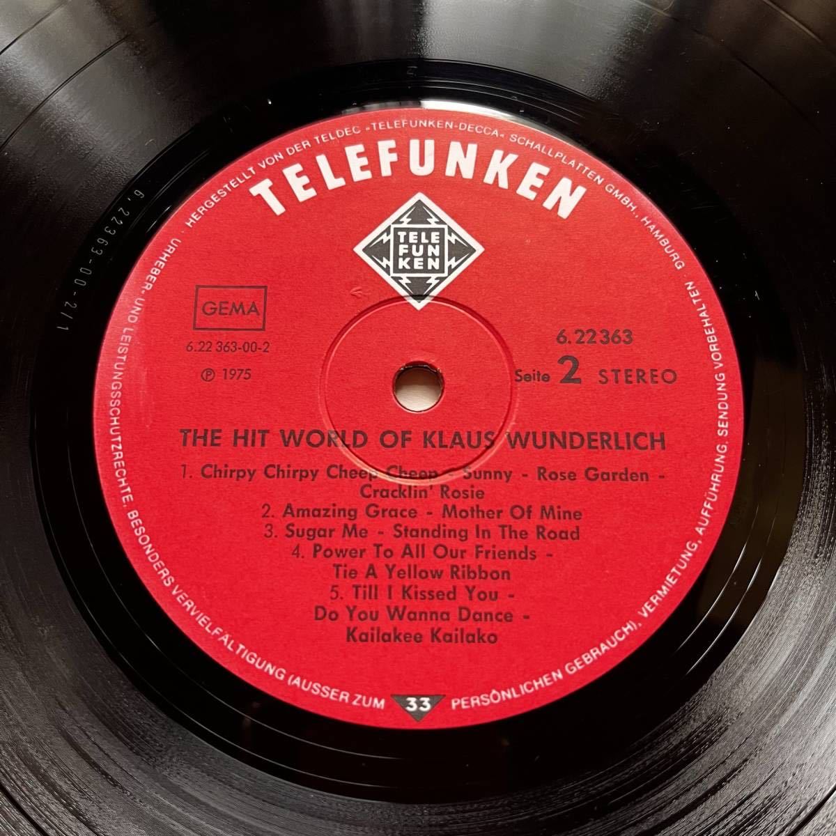 【独オリジナル盤 オルガン・インスト集 SEXY フェロモン 美女ジャケ】THE HIT WORLD OF KLAUS WUNDERLICH - サバービア/オルガンバー/ABBAの画像5