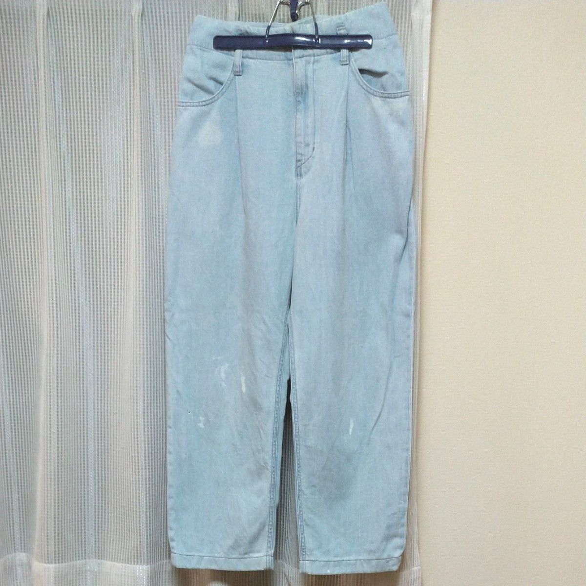 UNIQLO JEANS レディース タック デニムパンツ 22インチ(56cm UNIQLO JEANS レディース タック デニムパンツ 22インチ(56cm