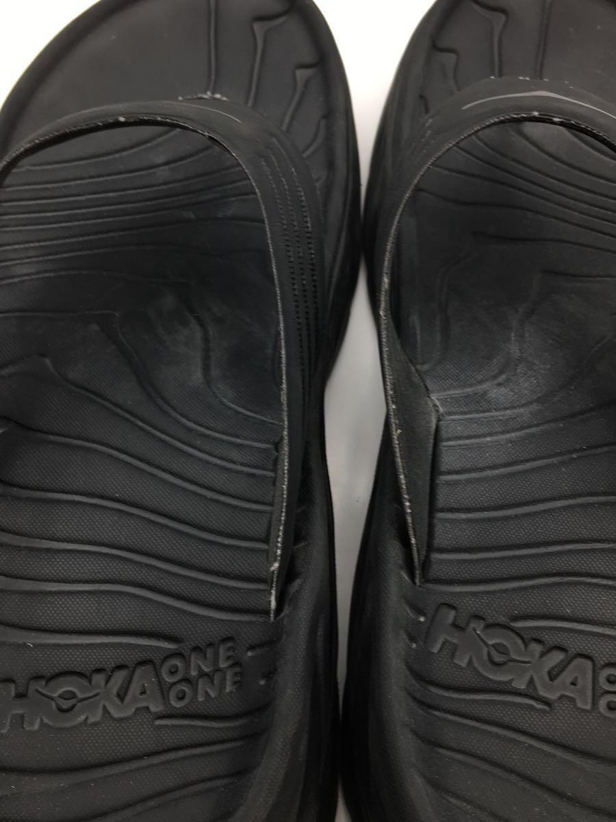 HOKA ONE ONE◆リカバリーサンダル/US10/BLK_画像9