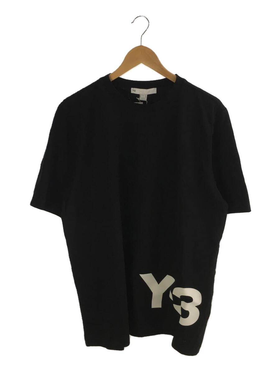 Y-3◆Tシャツ/M/コットン/BLK/無地