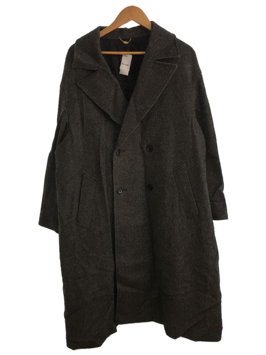 多様な EDIFICE◇22AW/ナチュラル オーバーコート/コート/L/ウール/BLK