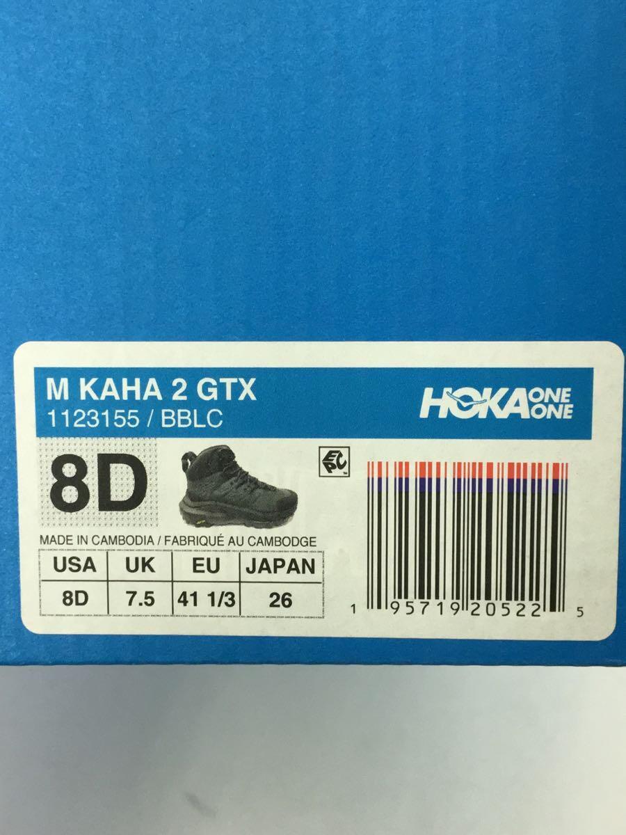 HOKA ONE ONE◆GTX KAHA 2 MID/ハイカットスニーカー/26cm/BLK_画像6