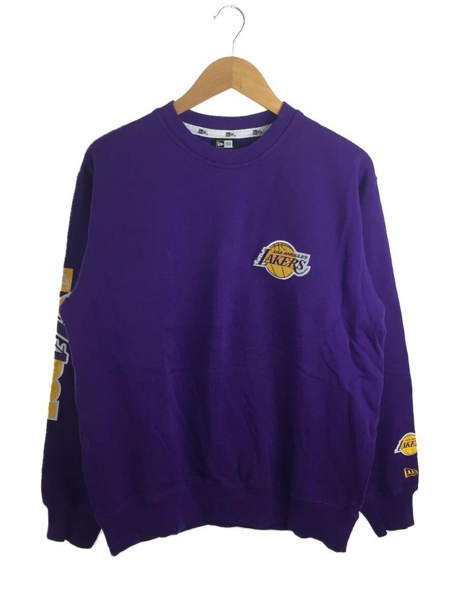 NEW ERA◆22SS/X-LARGE/LAKERS STANDARD LOGO/スウェット/M/コットン/PUP/無地