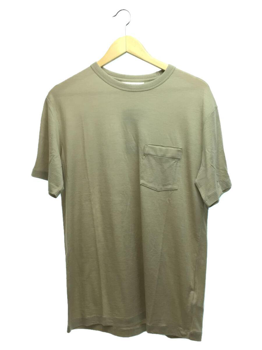 ファッションデザイナー Icebreaker◇Tシャツ/M/ウール/サンド/IT22370