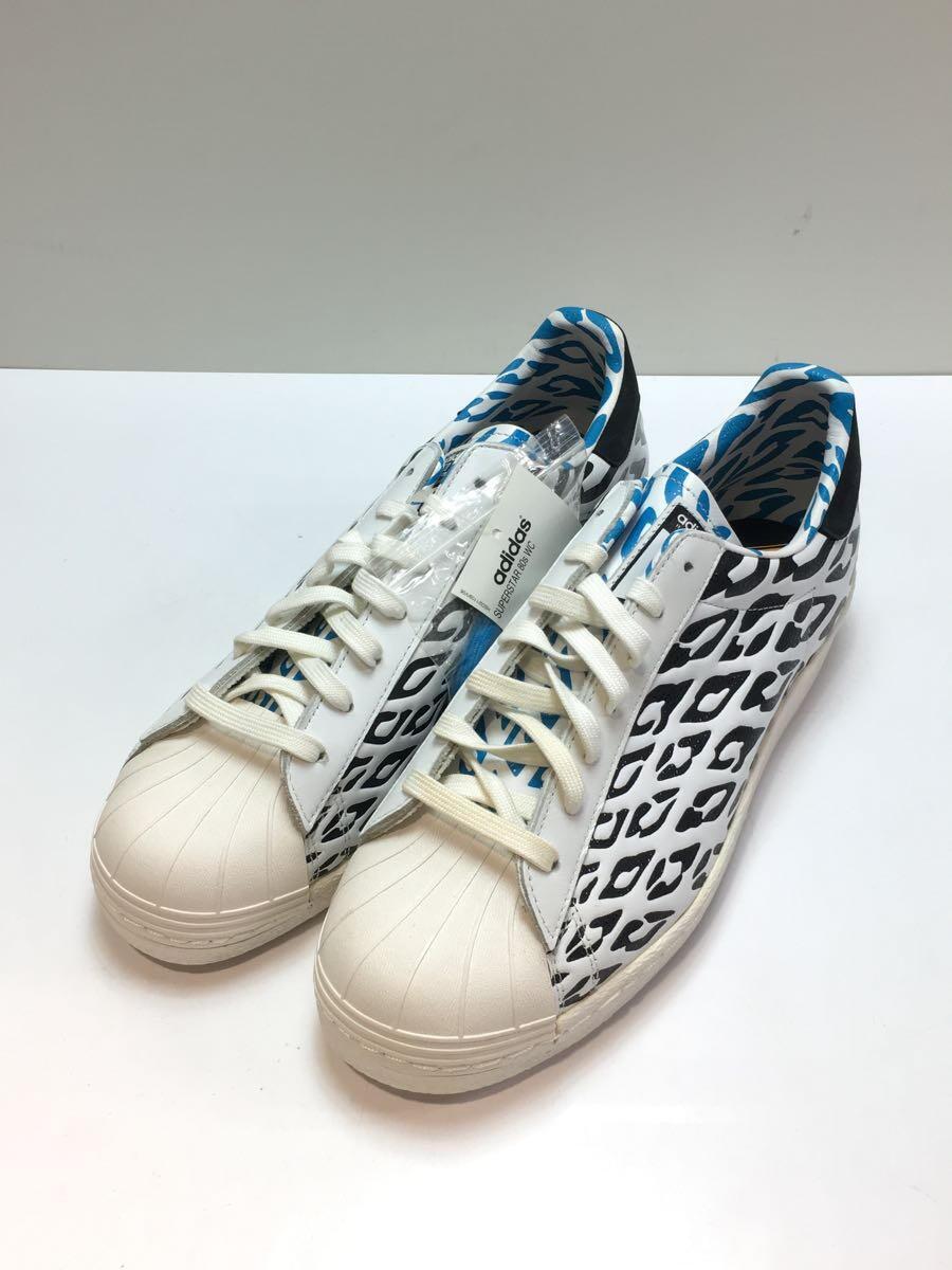 adidas◆Superstar 80s WC World Cup/ローカットスニーカー/27.5cm/WHT/M21779_画像2