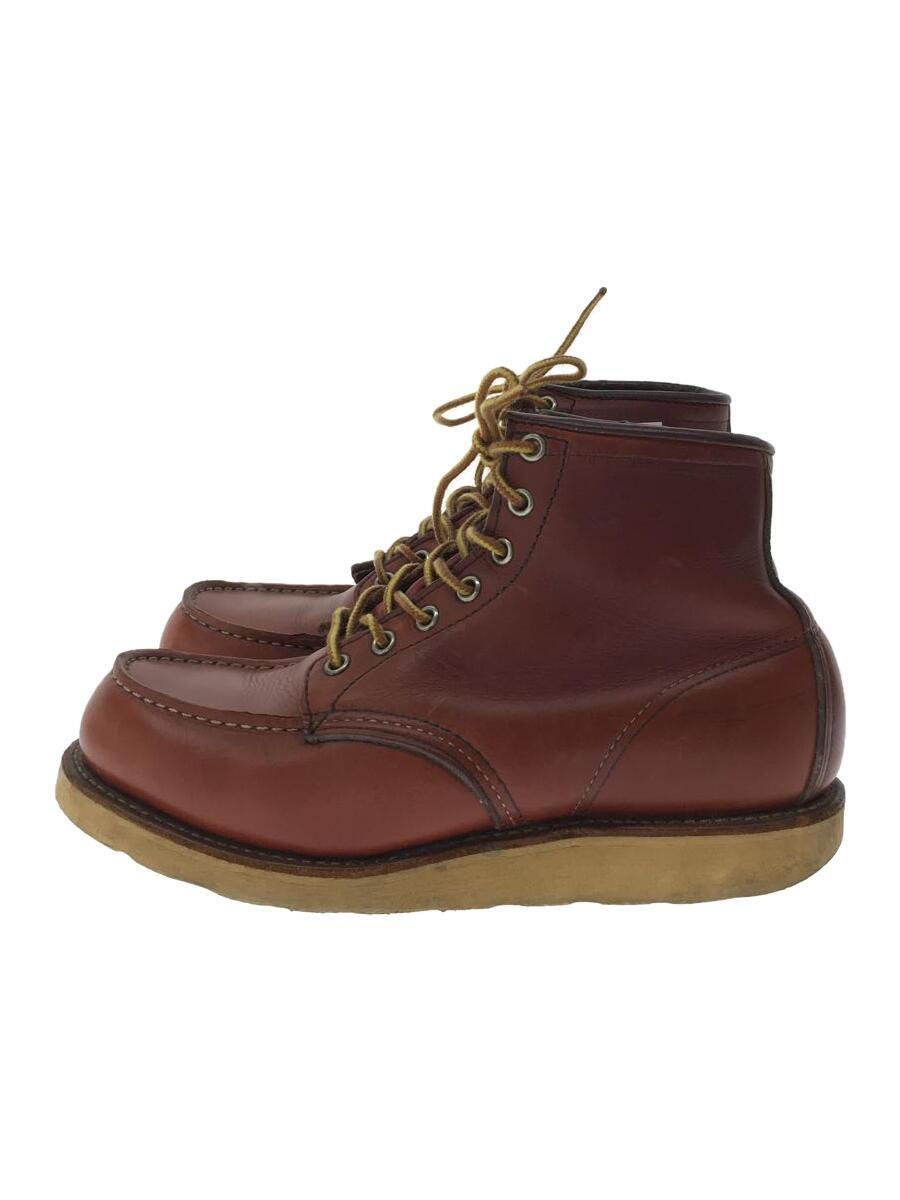 RED WING◆レースアップブーツ/US7.5/RED/8875_画像1