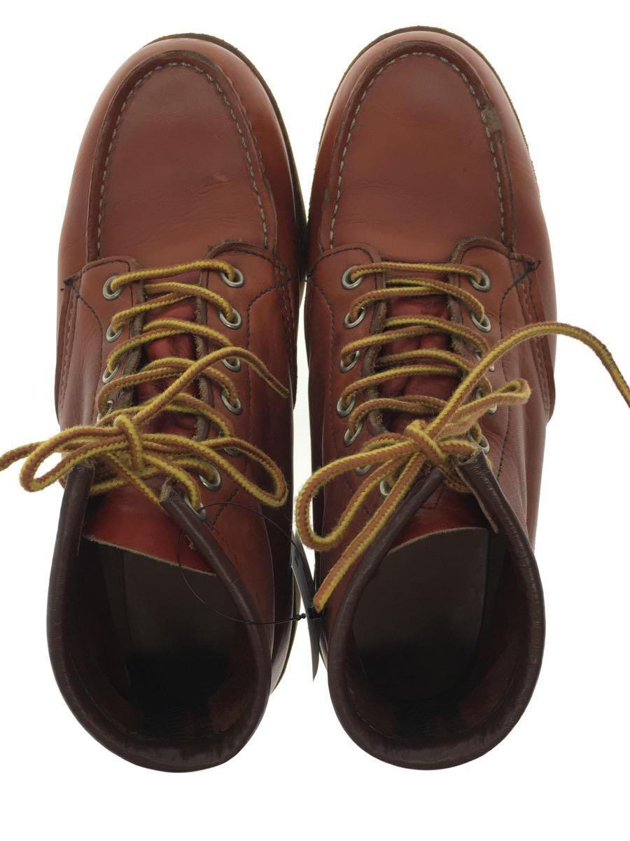 RED WING◆レースアップブーツ/US7.5/RED/8875_画像3