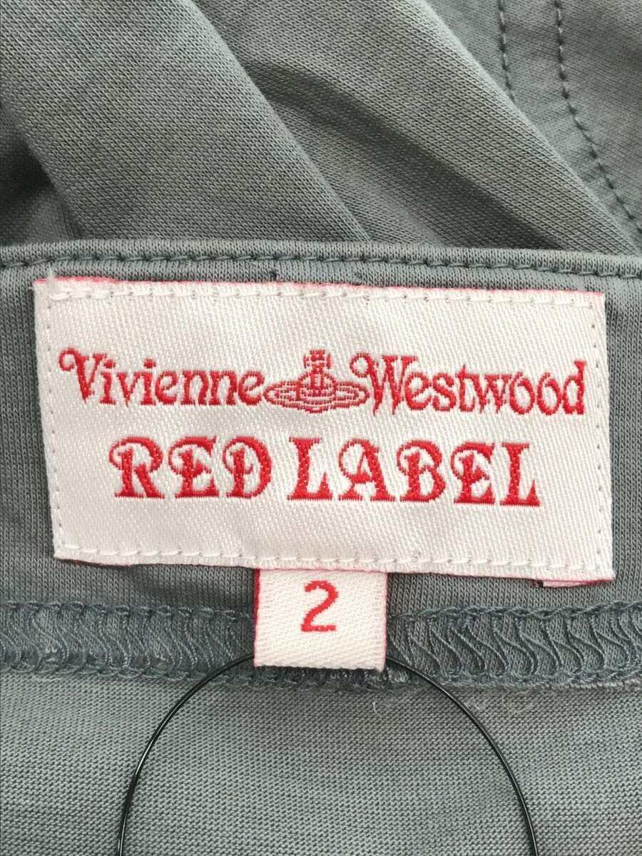 Vivienne Westwood RED LABEL◆ノースリーブワンピース/2/コットン/GRY/16-01-561028_画像3