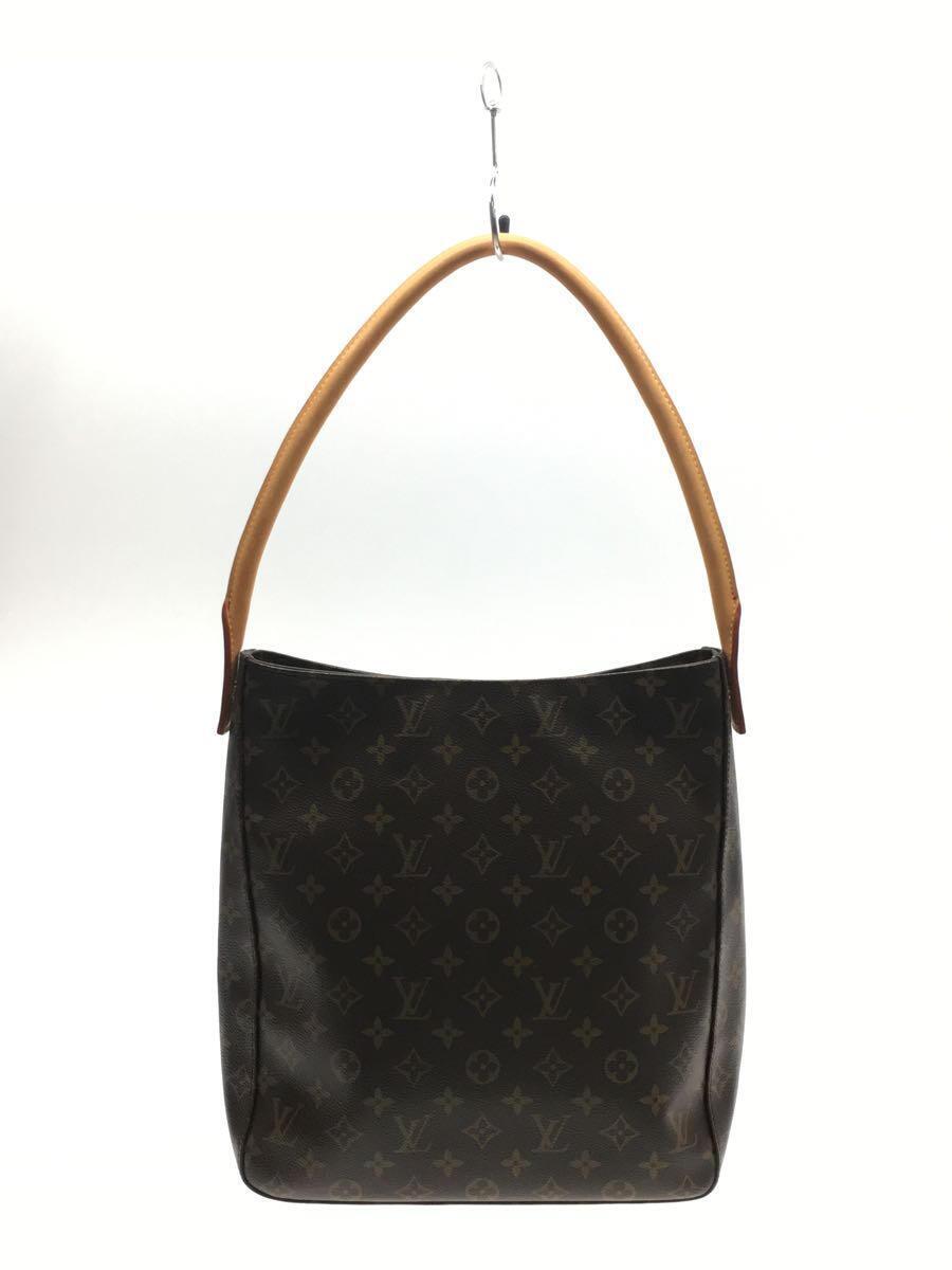 LOUIS VUITTON◆ルーピング_モノグラム_BRW/PVC/BRW_画像3