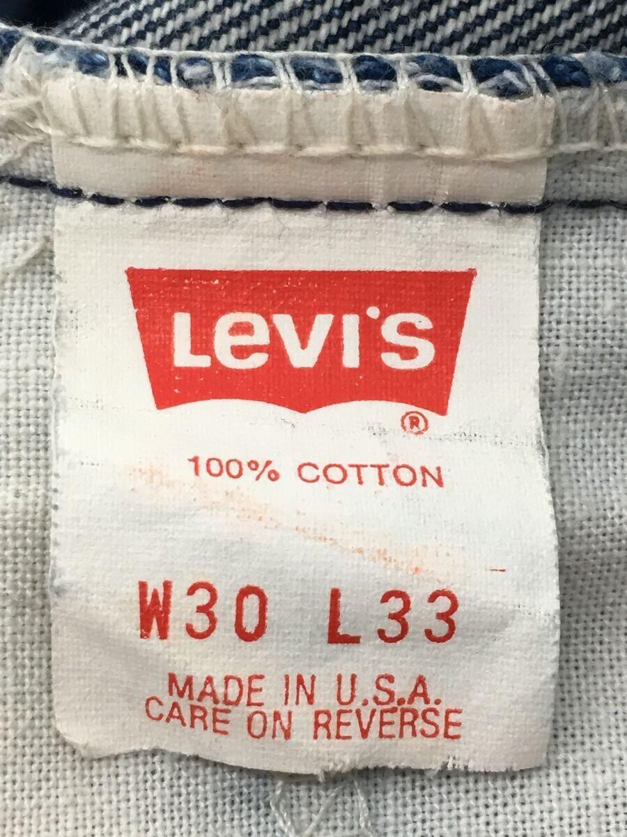 Levi’s◆90s/USA製/ブーツカットパンツ/30/コットン/IDG/2051 0217_画像5