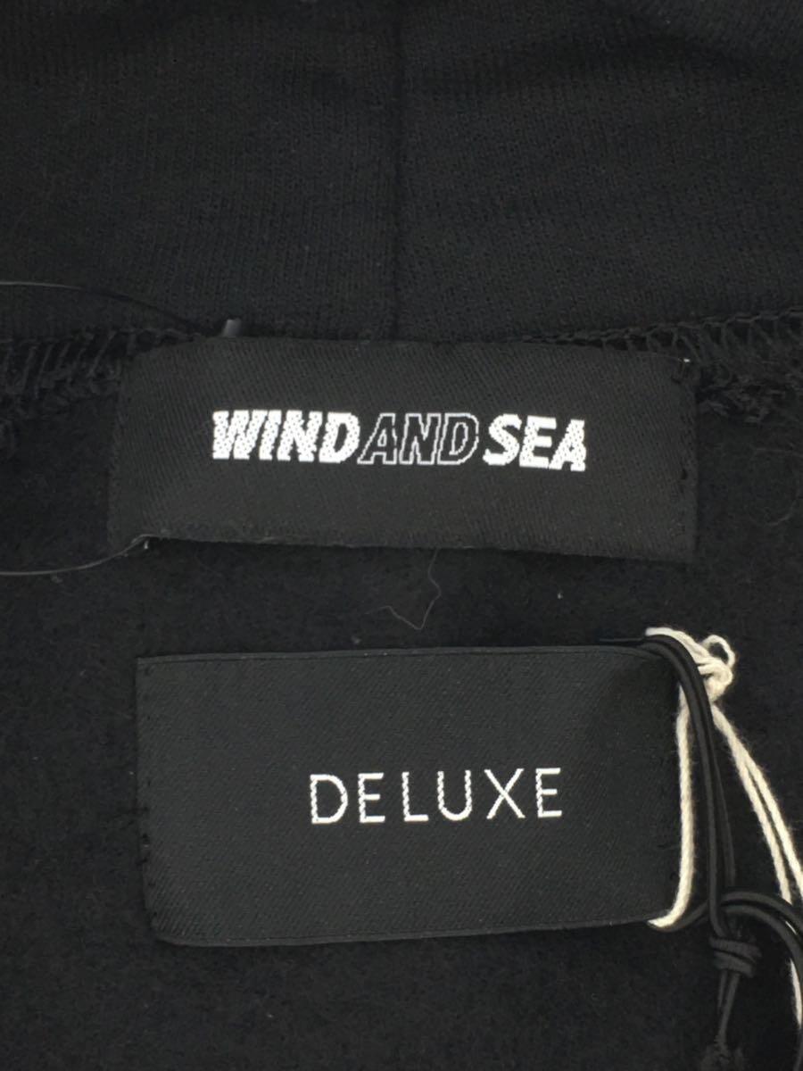 WIND AND SEA◆×DELUXE/21AW/パーカー/M/コットン/BLK/21ADWS2001_画像3