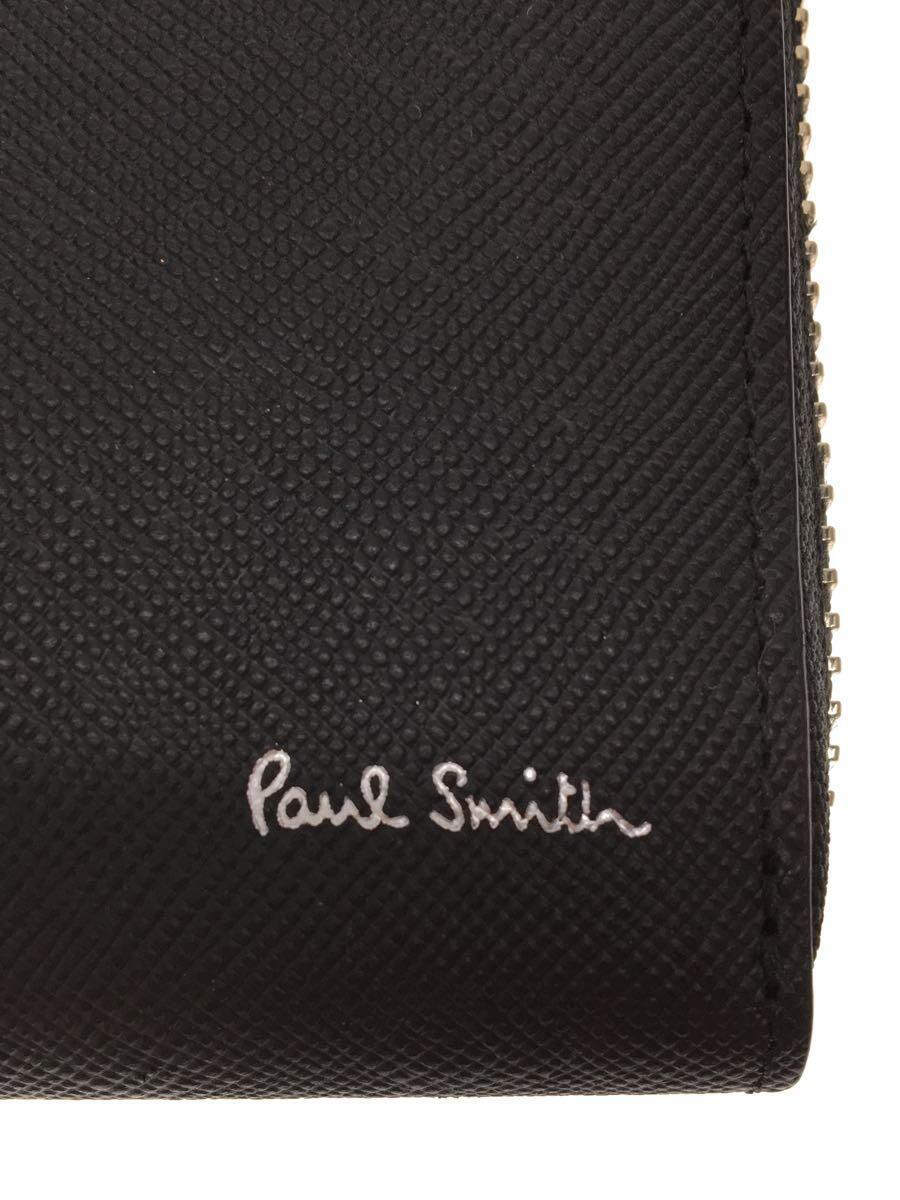 Paul Smith◆長財布/牛革/BLK/無地/メンズ/P647_画像3