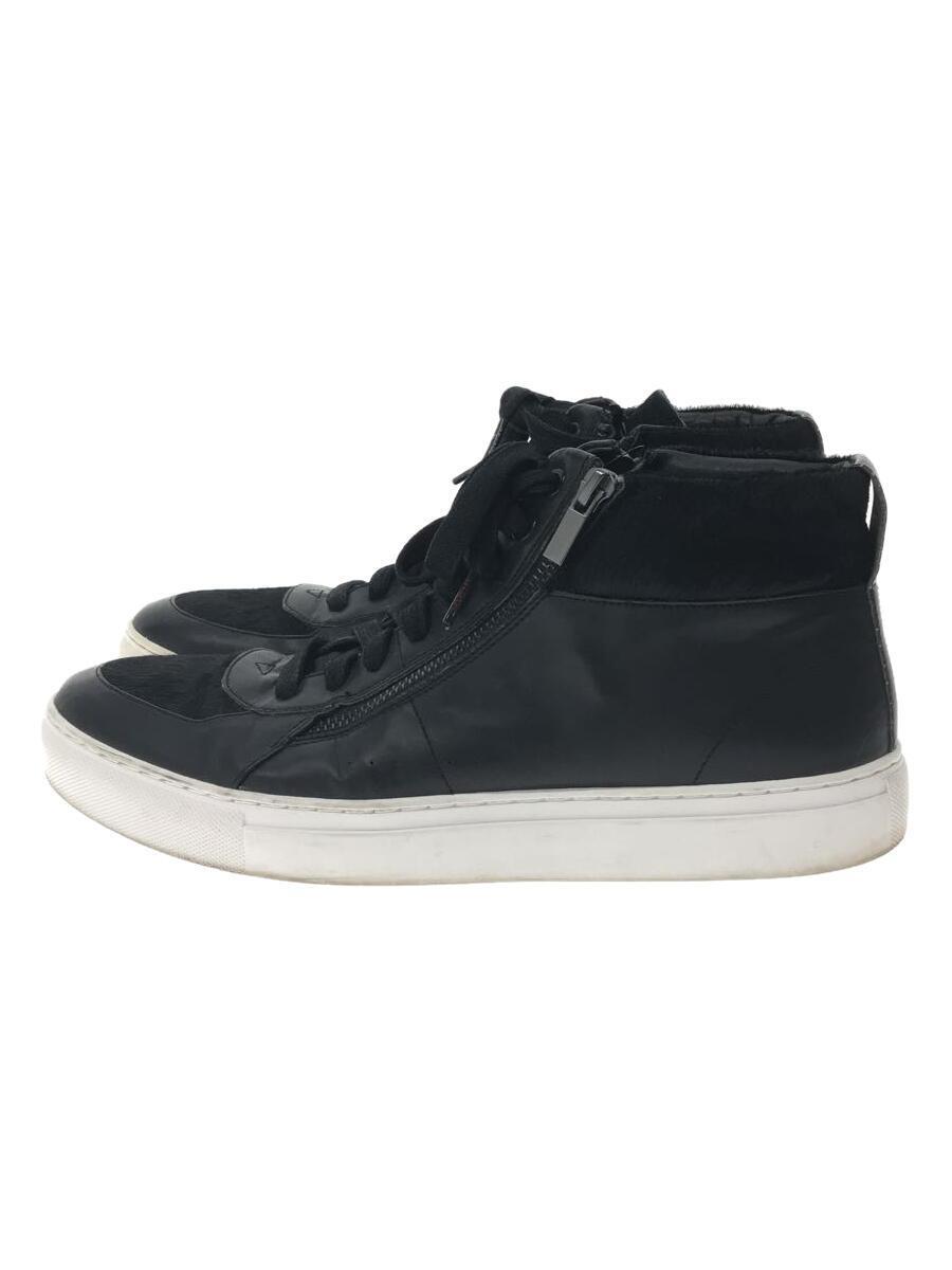 HUGO BOSS◆ハイカットスニーカー/50397139/42/BLK