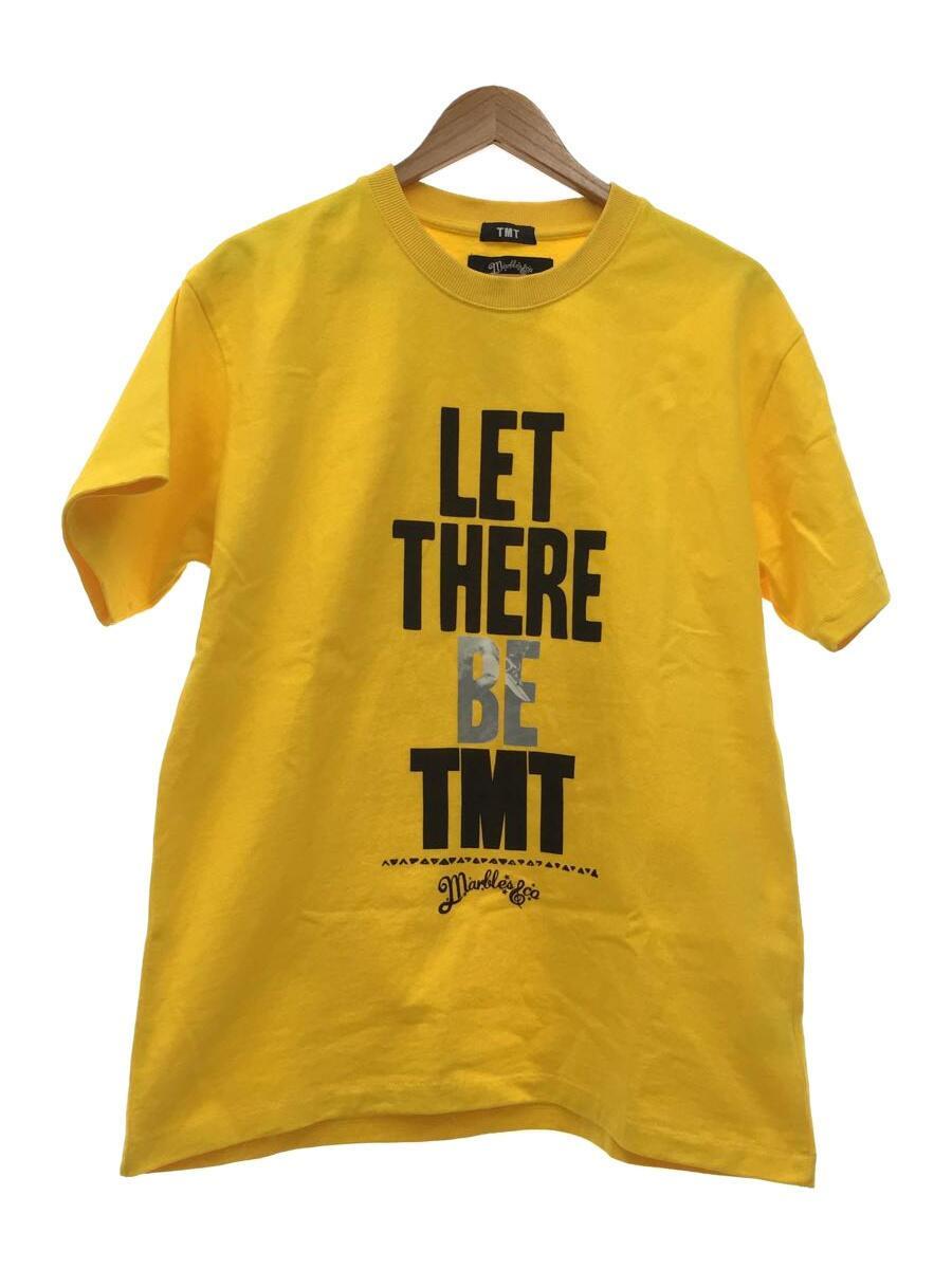 TMT◆Tシャツ/L/コットン/YLW/プリント