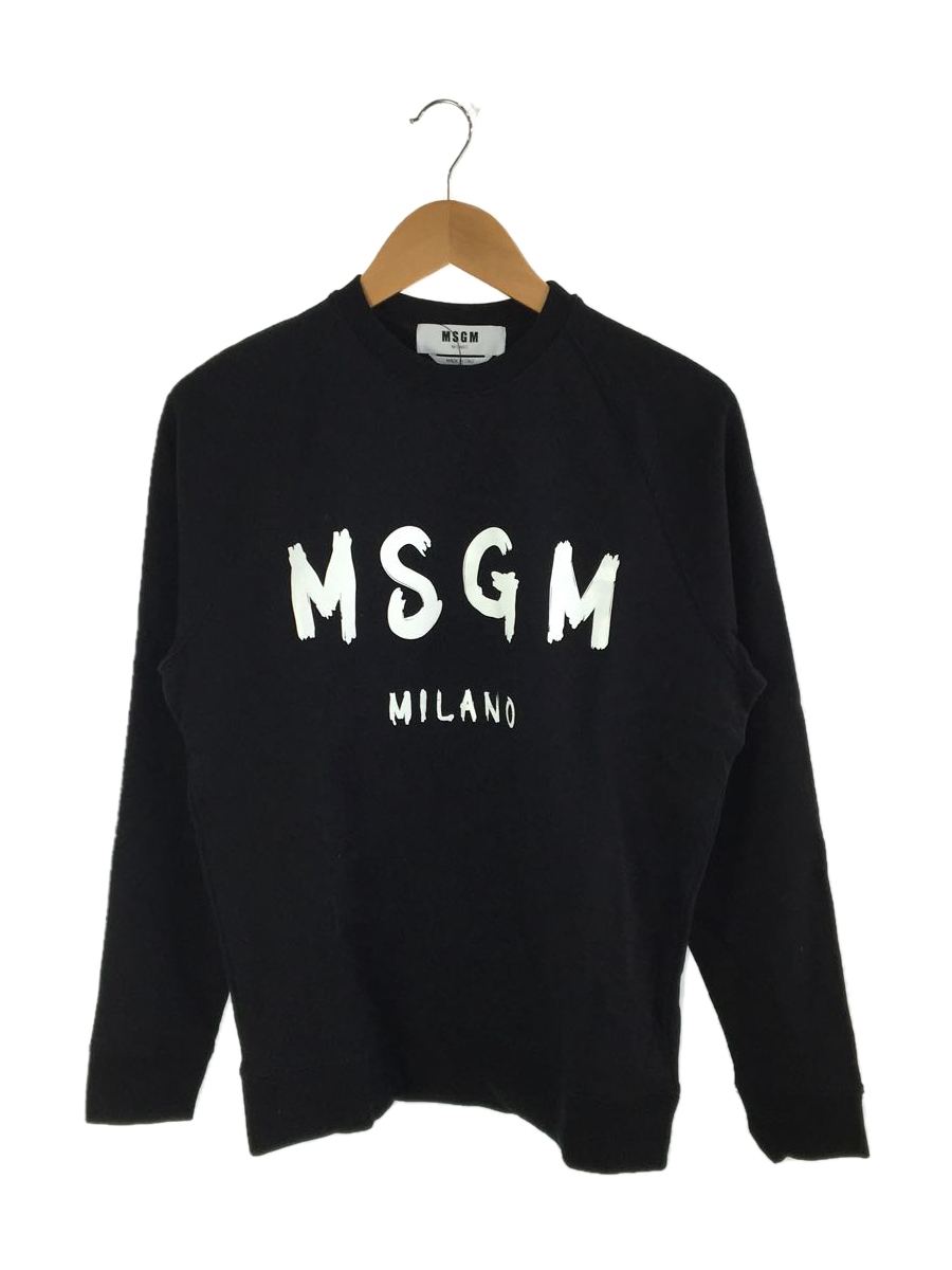 高評価の贈り物 MSGM◇スウェット/XS/コットン/BLK/2840MM104 XSサイズ