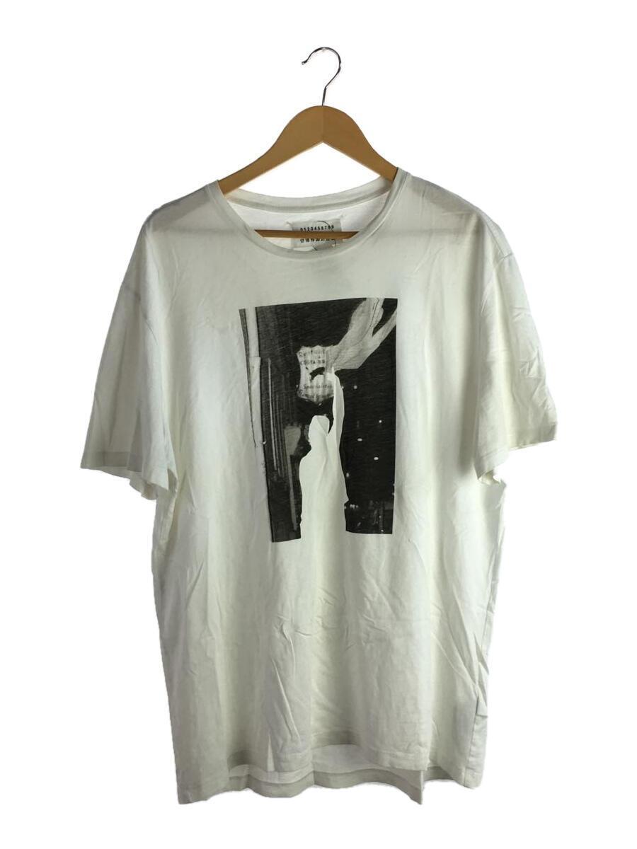 Maison Margiela◆Tシャツ/52/コットン/WHT/プリント/S30GC0601 S23034_画像1