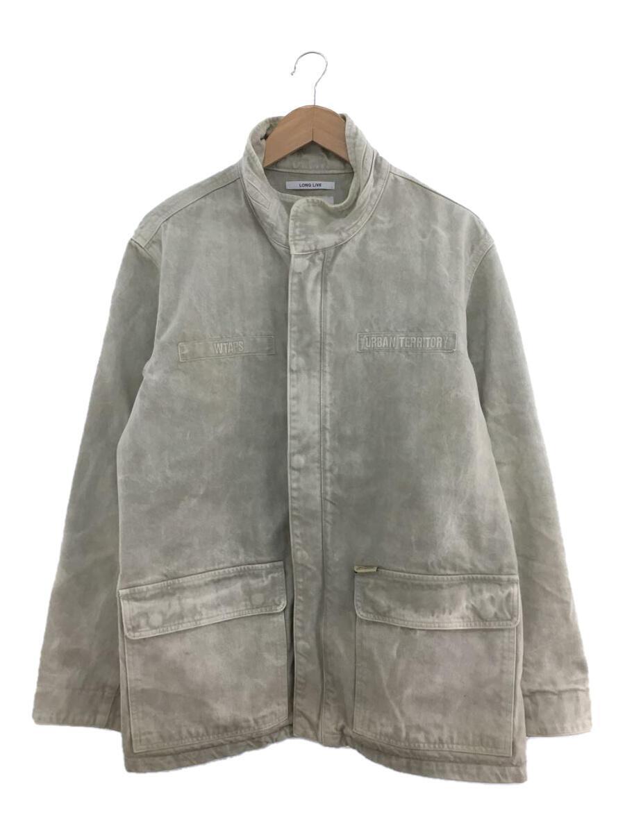 WTAPS◇ジャケット/2/デニム/GRY/212WVDT-JKM06/シミ有り-