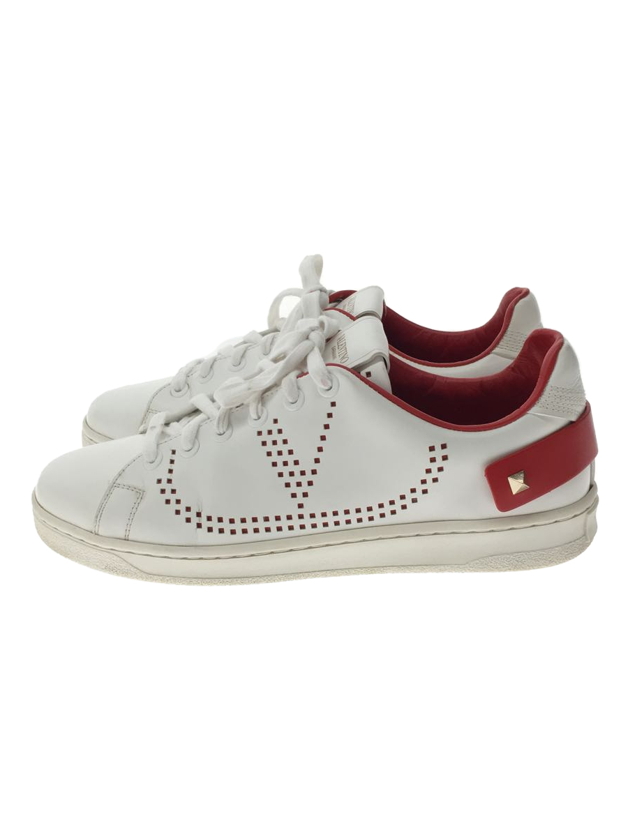 安価 VALENTINO GARAVANI◇ローカットスニーカー/36/WHT/レザー