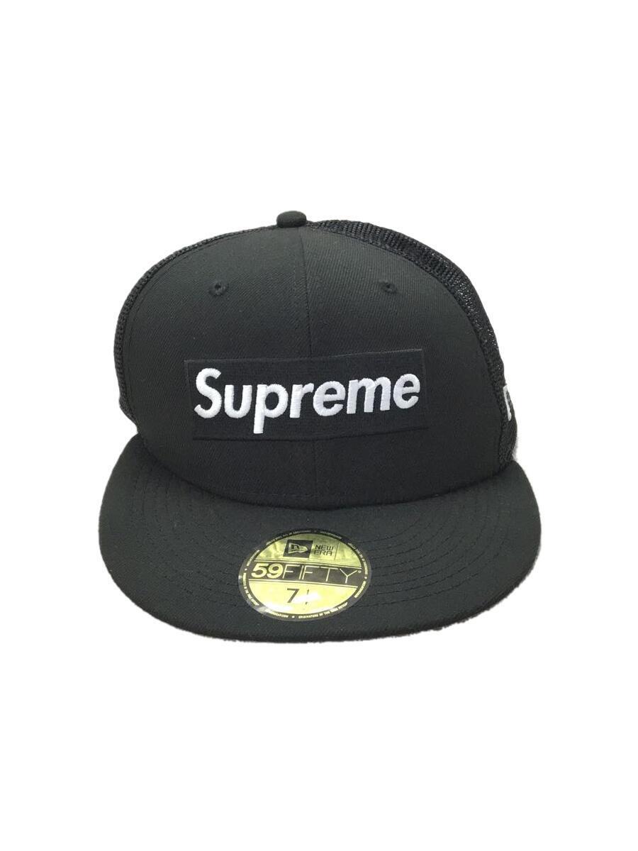 Supreme◇Box Logo Mesh Back New Era Black/7 1/4/ブラック