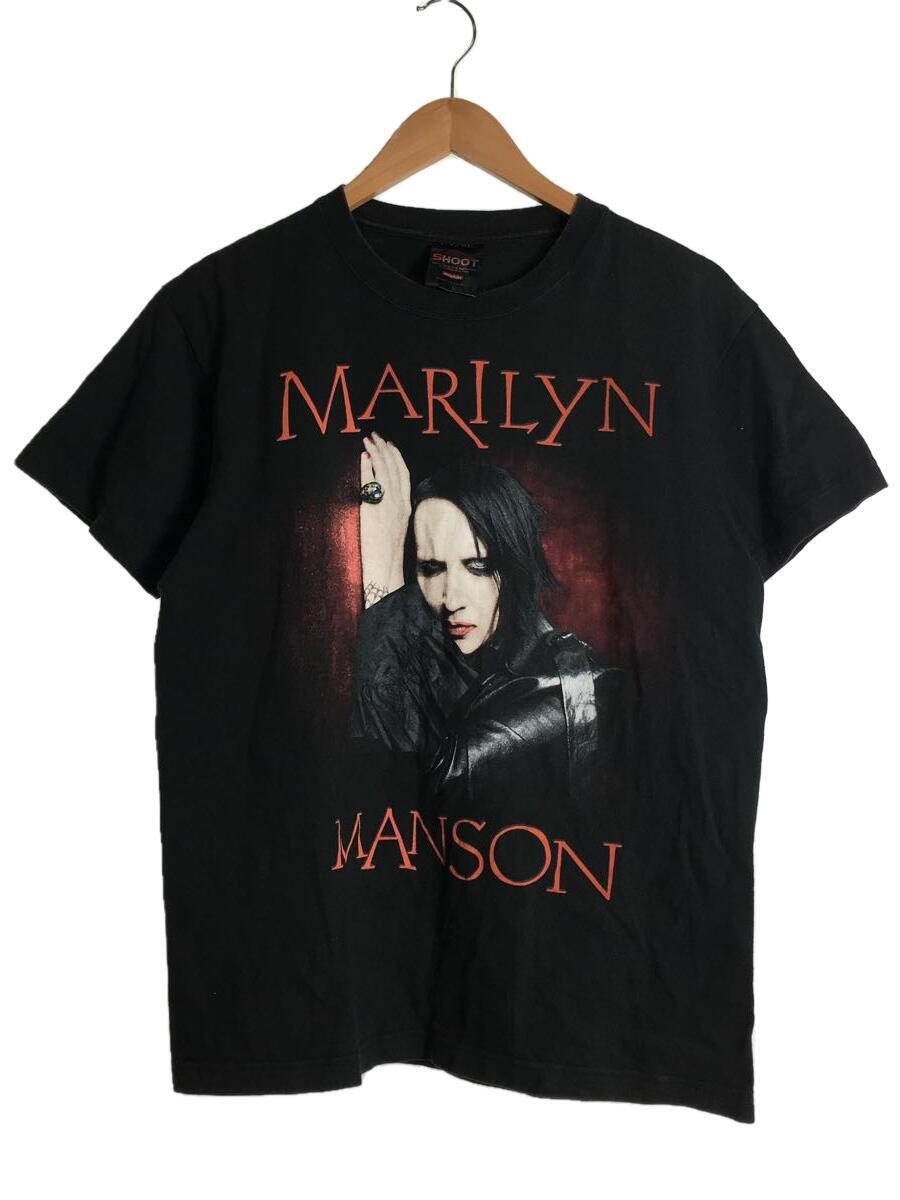 MARILYN MANSON/マリリンマンソン/07年/ワールドツアー/SHOOT/Tシャツ/M/コットン/BLK