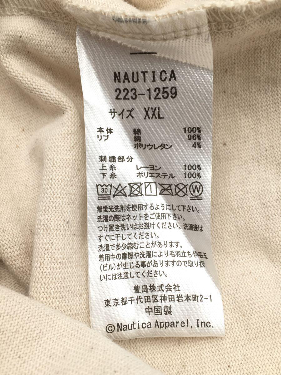 NAUTICA◆フリークスストア/ノーチカ/トゥヘビータートルネック長袖Tシャツ/XXL/クリーム/223-1259/コットン_画像6