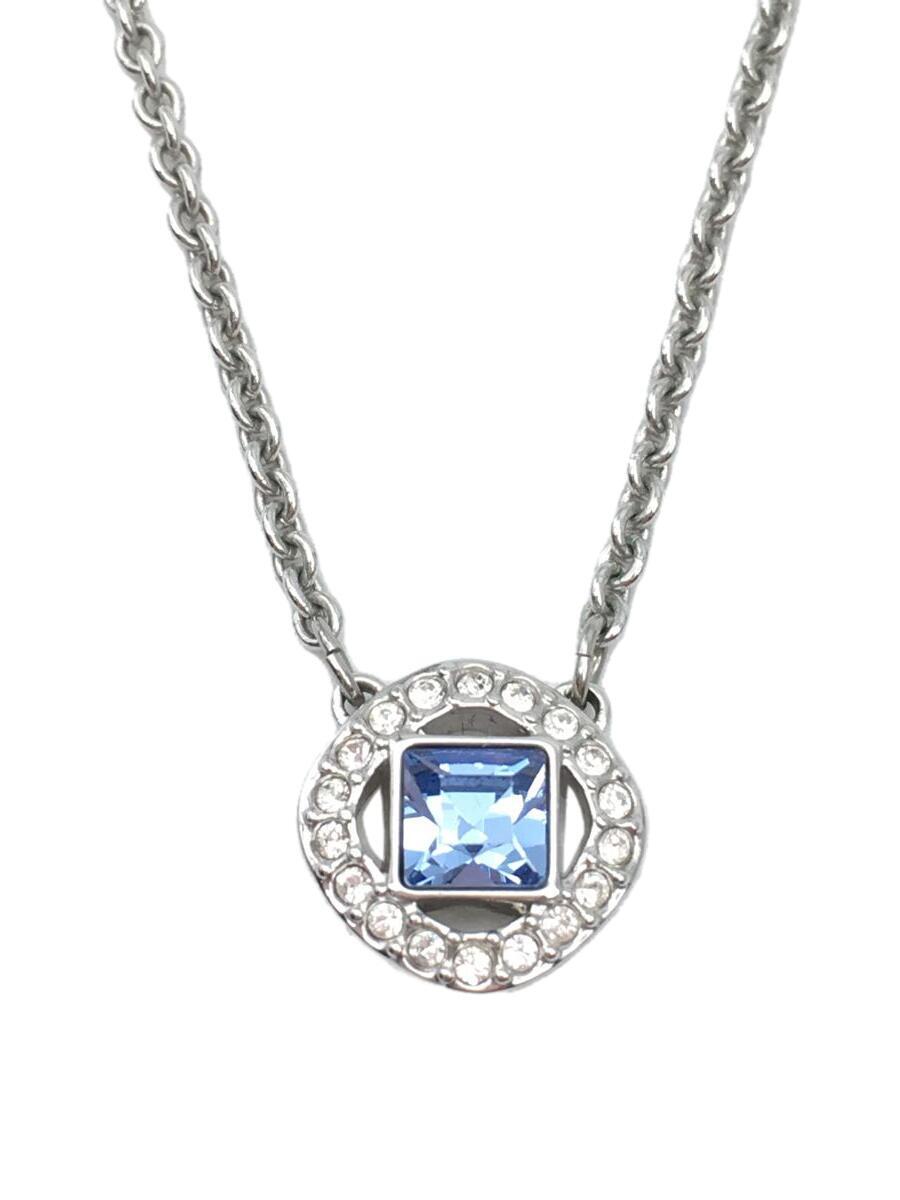 Swarovski◆スワロフスキー/アンジェリックスクエア/ネックレス/ブルークリスタル/トップ有/レディース/5289513