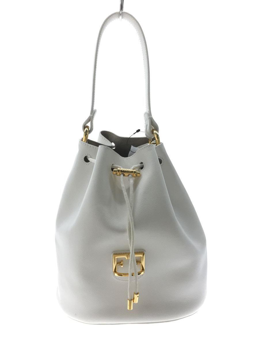 FURLA ショルダーバッグ/CORONA/レザー/WHT/紐擦...+sma-laigle.fr