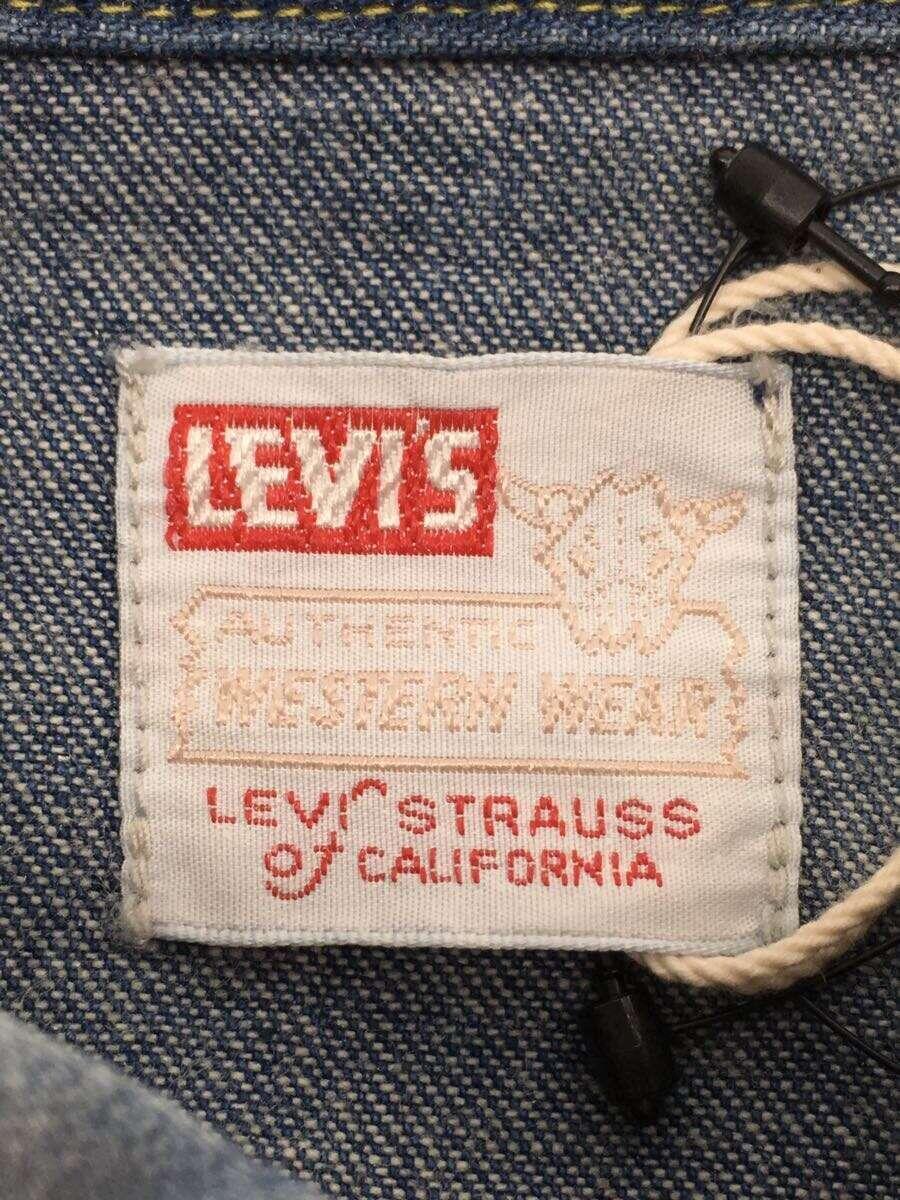 Levi’s Vintage Clothing◆デニムウェスタンシャツ/S/コットン/IDG_画像3