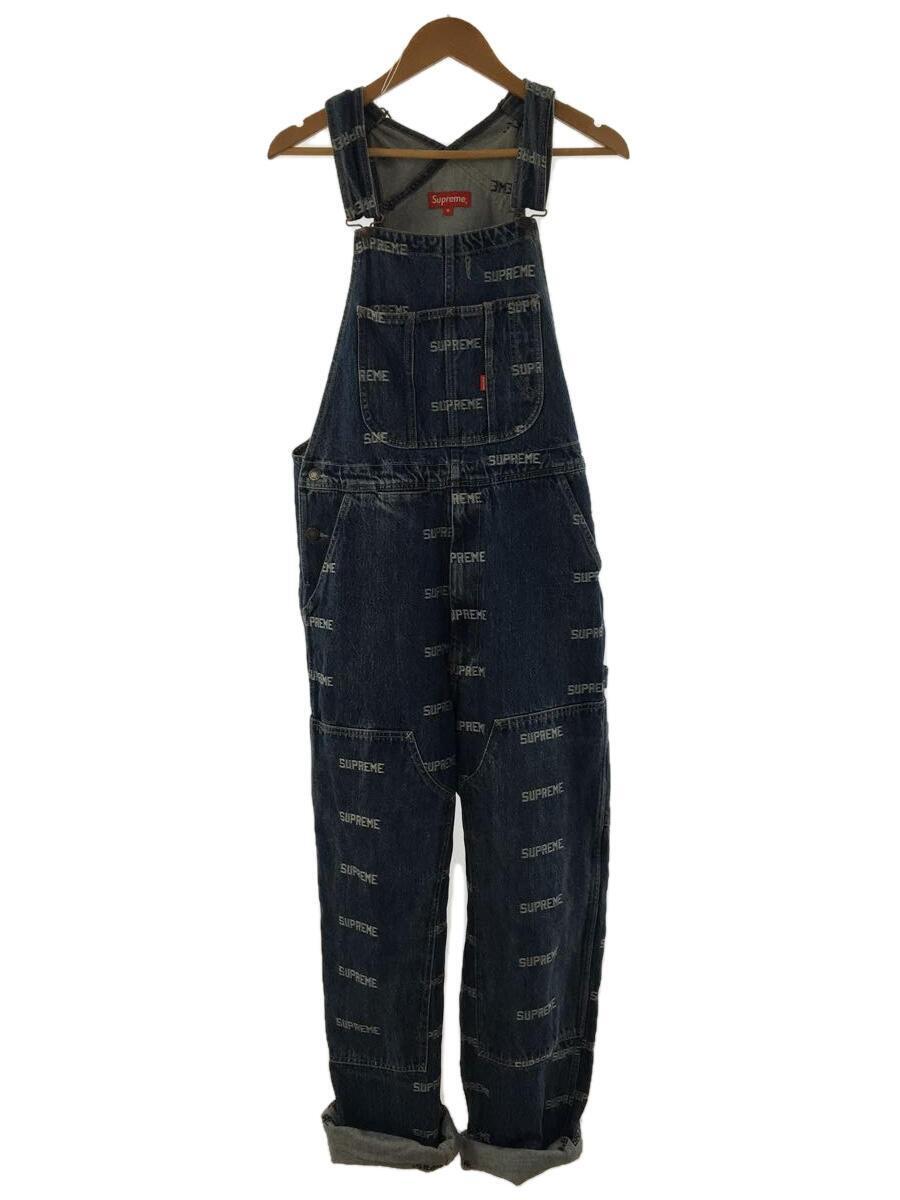 Supreme◆19ss/logo denim overalls/オーバーオール/M/デニム/IDG/総柄