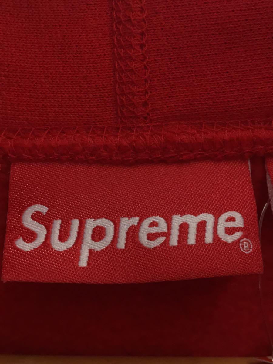 Supreme◆パーカー/M/コットン/RED/patent chenille arc logo hooded sweatshirt_画像3