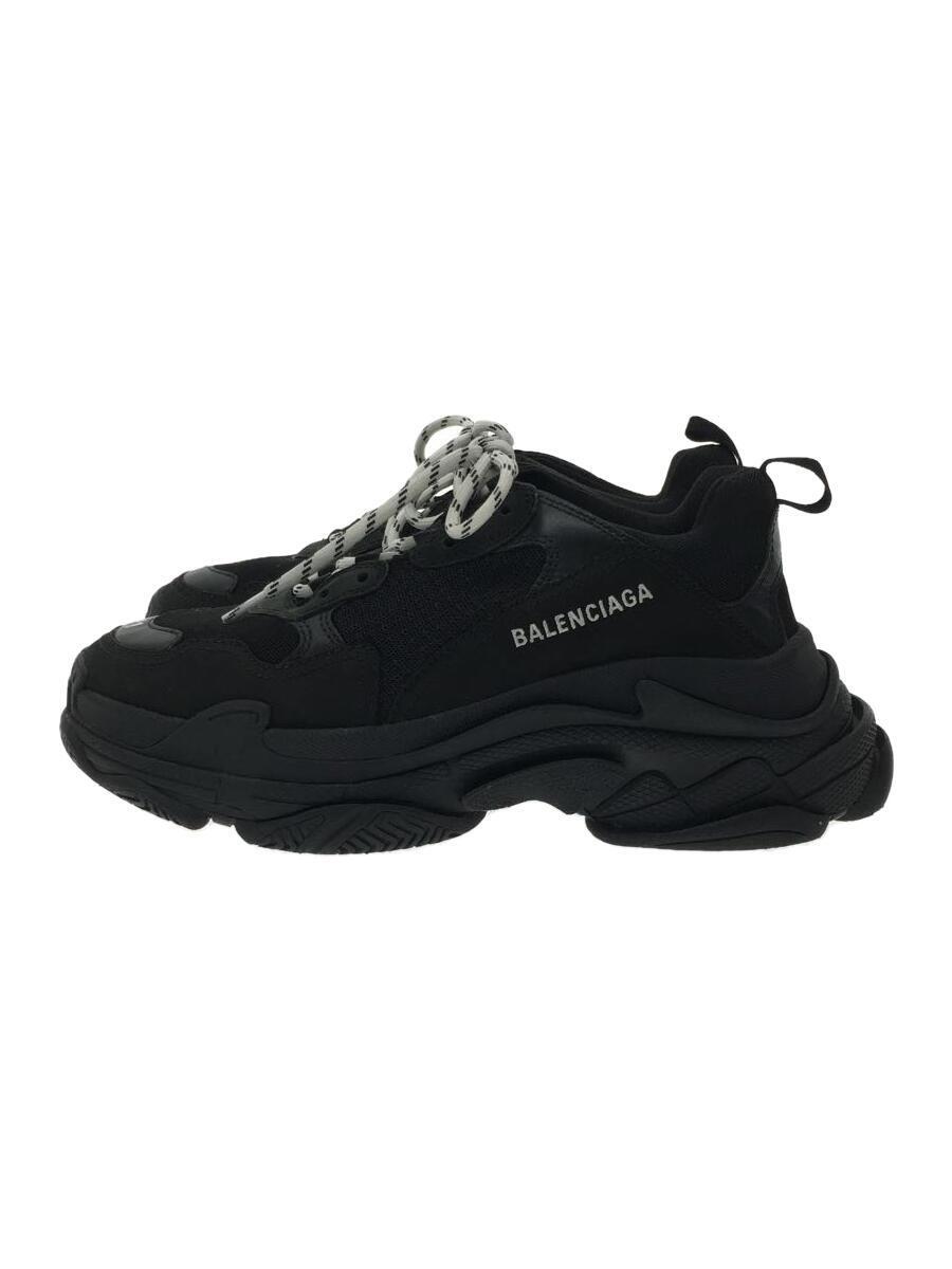 半額】 BALENCIAGA◇ローカットスニーカー/27cm/BLK/534217 27.0cm