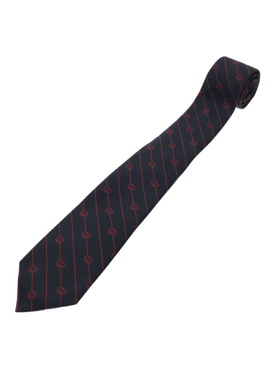 GUCCI グッチ/ネクタイ/597117/シルク/ネイビー+sobrape.com.br