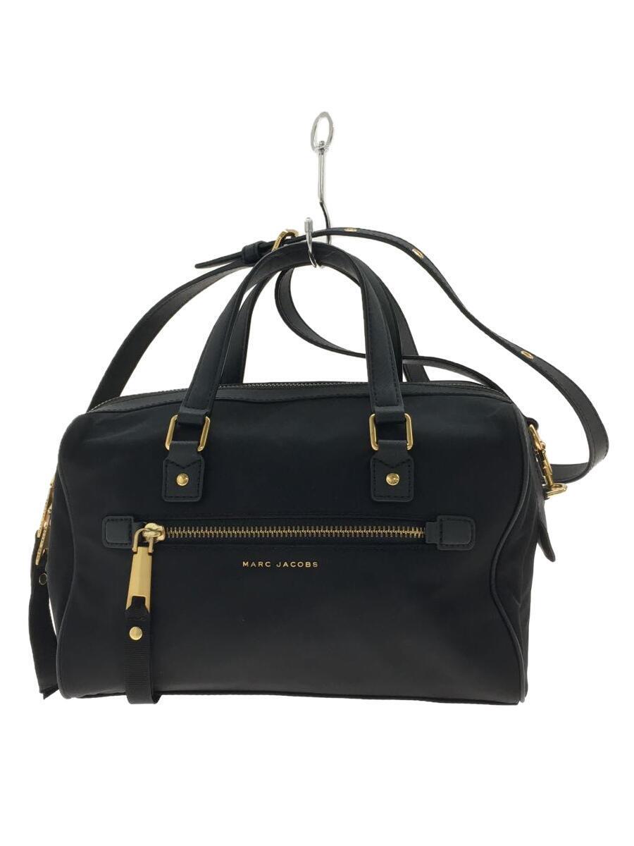 MARC JACOBS◆トートバッグ/ナイロン/BLK/無地_画像1