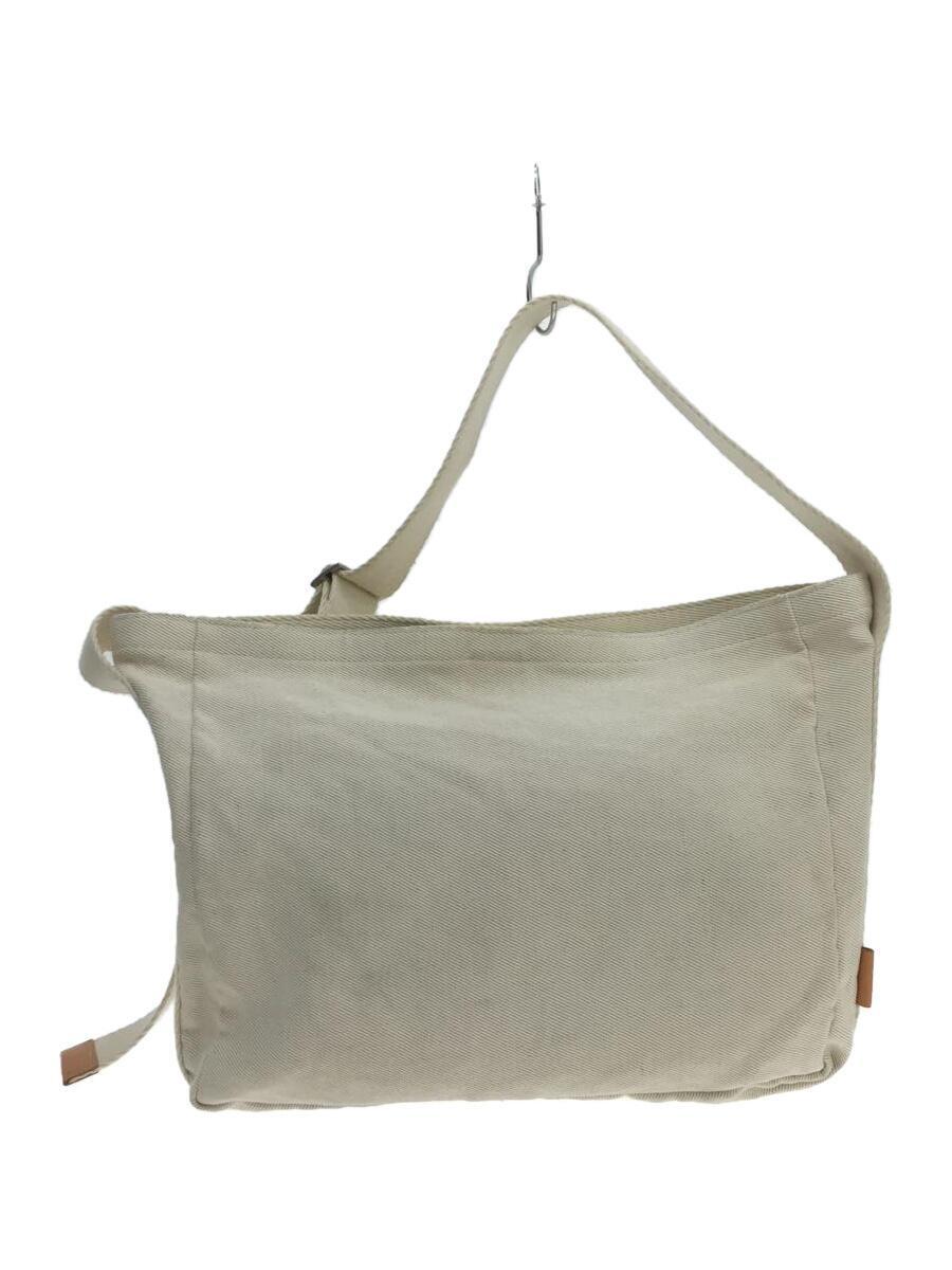 Hender Scheme◆square shoulder bag small/スクエアショルダーキャンバスバッグ/BEG