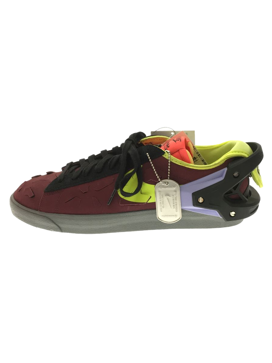 NIKE◆ACRONYM ブレーザー LOW/ローカットスニーカー/27.5cm/ボルドー//DN2067-600/靴