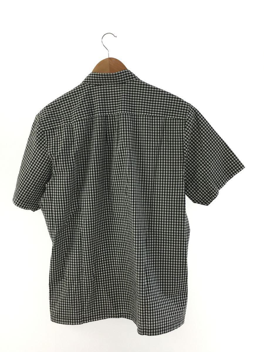 Supreme◆21SS/Gingham S/S Shirt/L/コットン/BLK/ギンガムCK/首元汚れ有_画像2