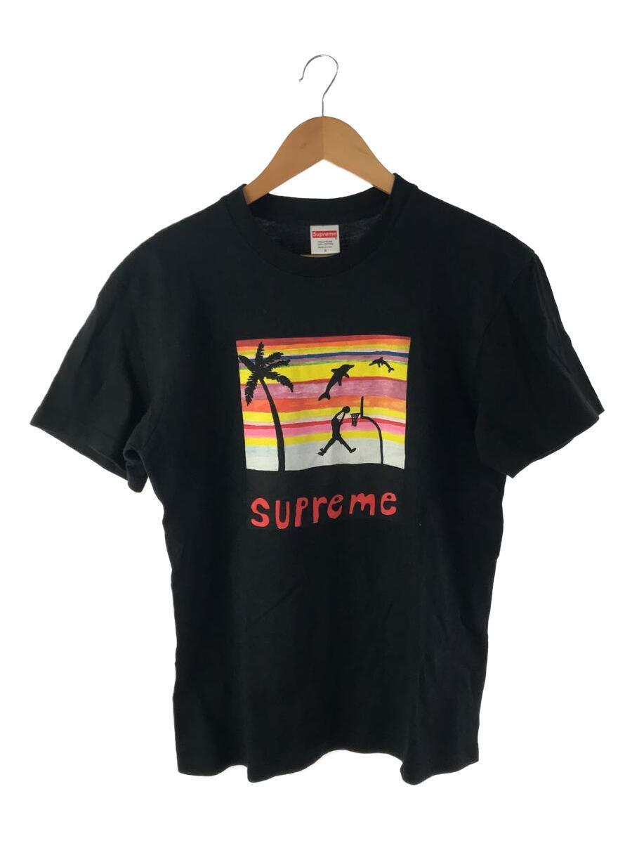 Supreme◆21SS/DUNK TEE/Tシャツ/S/コットン/BLK/プリント