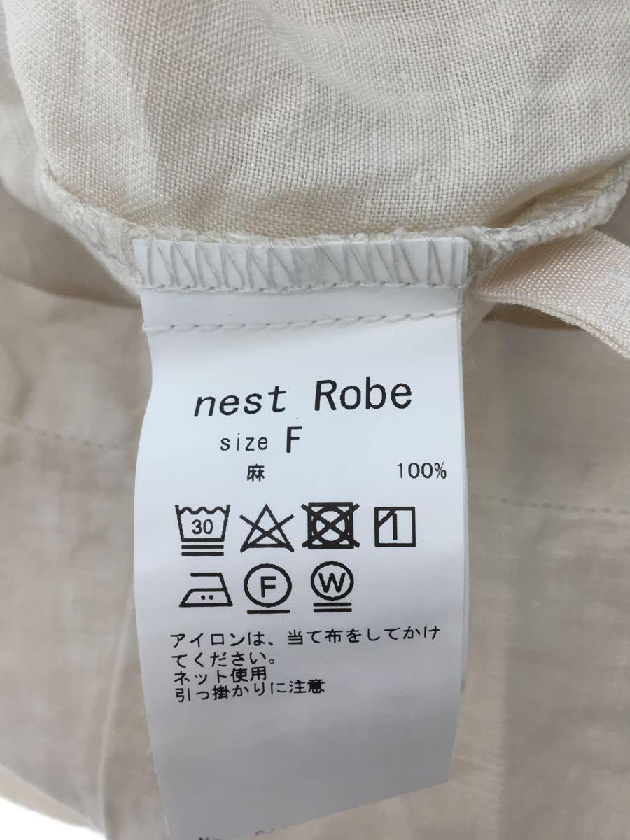 nest Robe◆袖口配色メローブラウス/FREE/リネン/CRM/01224-1261_画像3