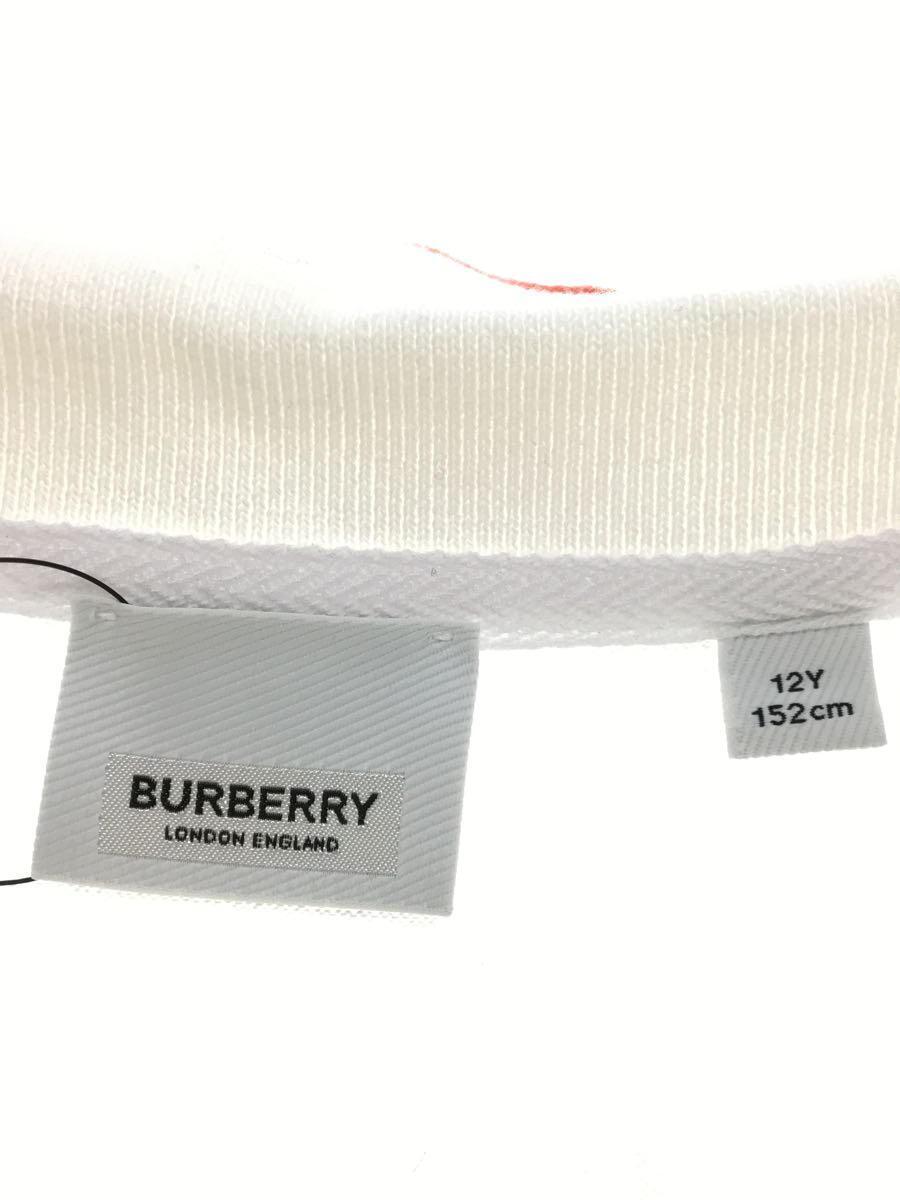 BURBERRY LONDON◆ポロシャツワンピース/コットンドレス/WHT/無地/8047690_画像3