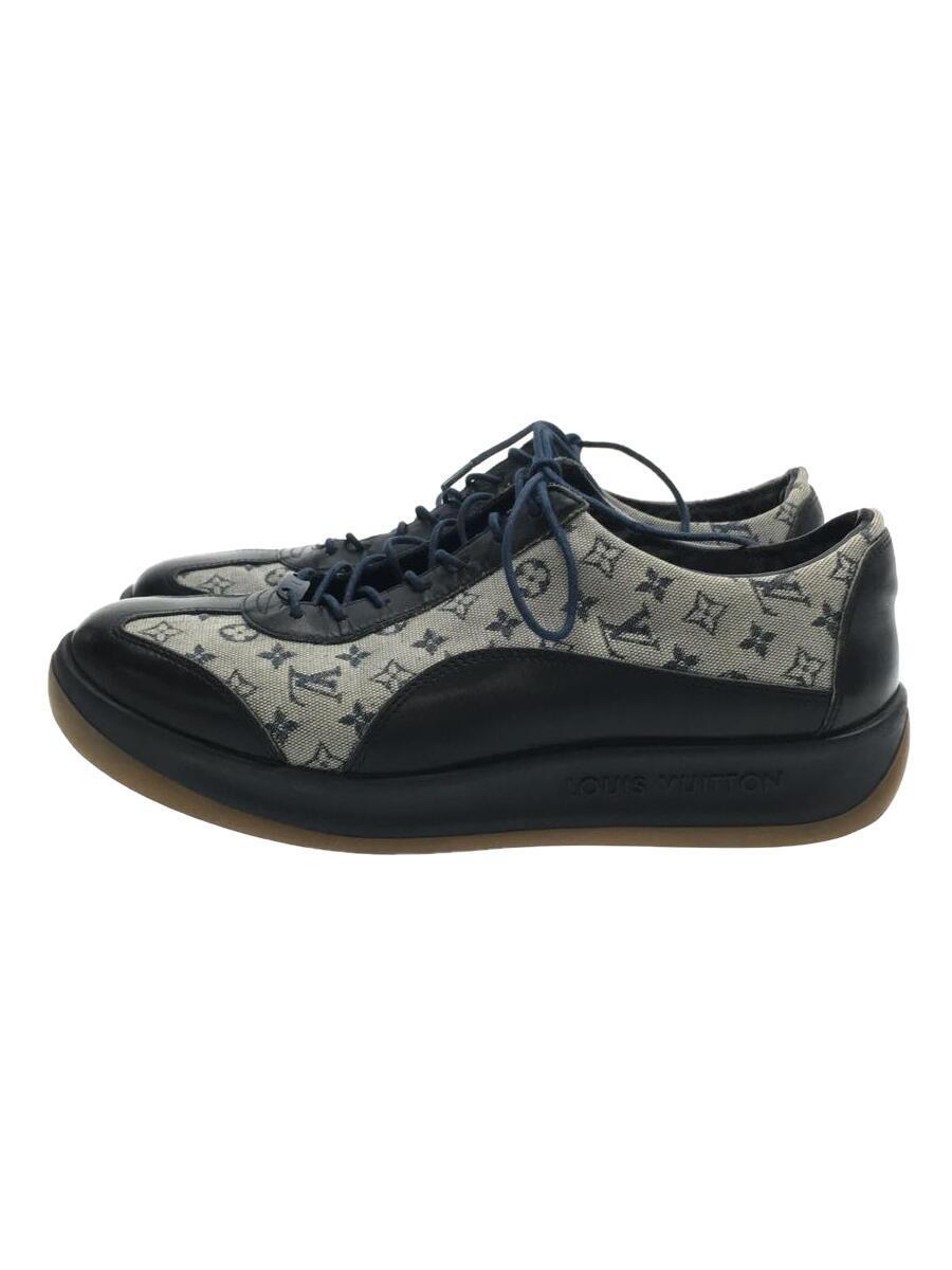 半額SALE/ LOUIS VUITTON◇ローカットスニーカー/37.5/BLU/レザー